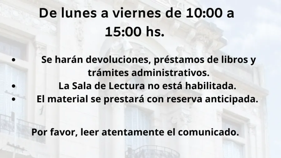 La Biblioteca Popular del Paraná abrió sus puertas