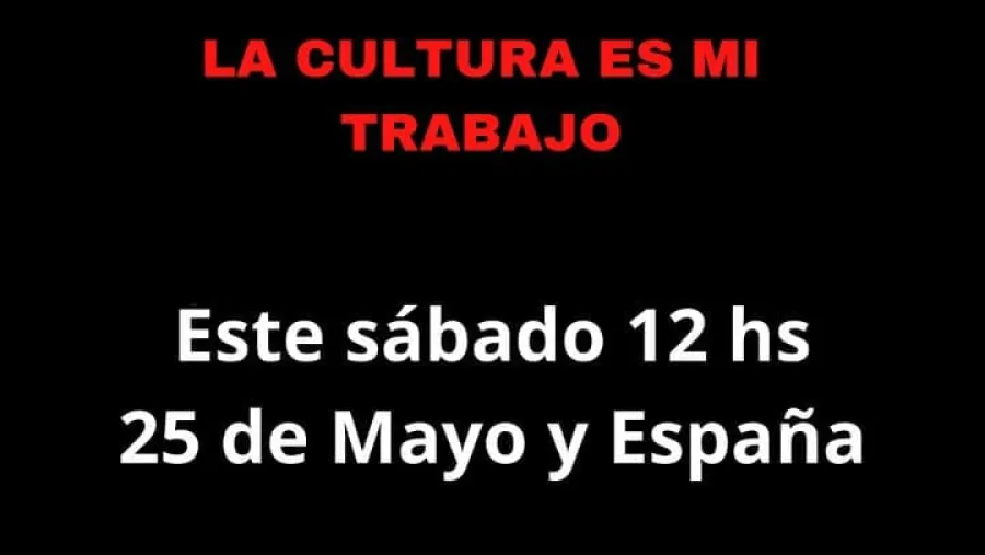 "la cultura es mi trabajo"