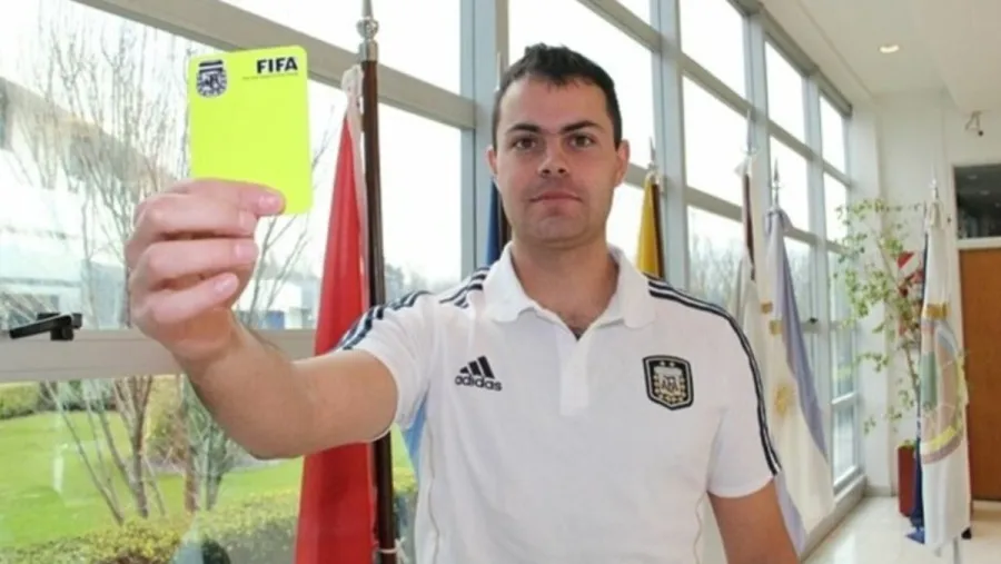 Emanuel Ejarque, el árbitro designado para la visita de Patronato a Puerto Madryn