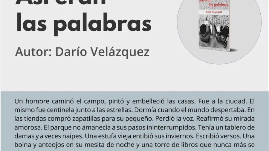 "Así eran las palabras" "Así eran las palabras"