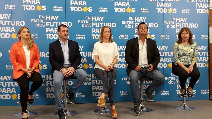 conferencia de prensa Frente de Todos Entre Ríos (Foto: ANALISIS)