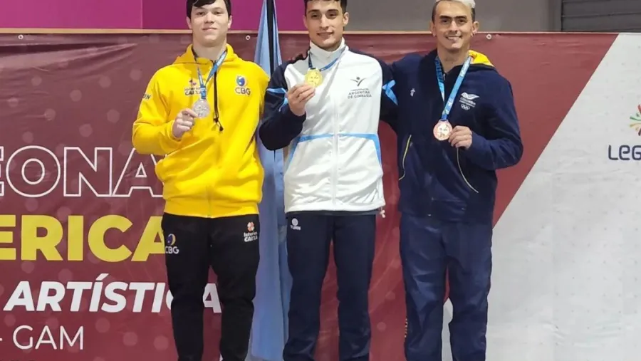 Gimnasia artística: el concordiense Santiago Mayol se consagró campeón sudamericano