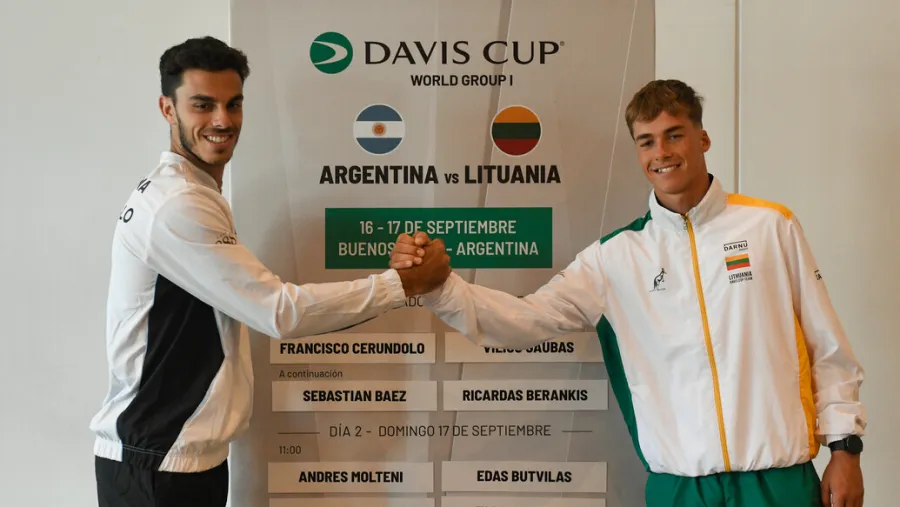 Copa Davis: “Fran” Cerúndolo abrirá ante el juvenil Vilius Gaubas la serie ante Lituania Copa Davis: “Fran” Cerúndolo abrirá ante el juvenil Vilius Gaubas la serie ante Lituania