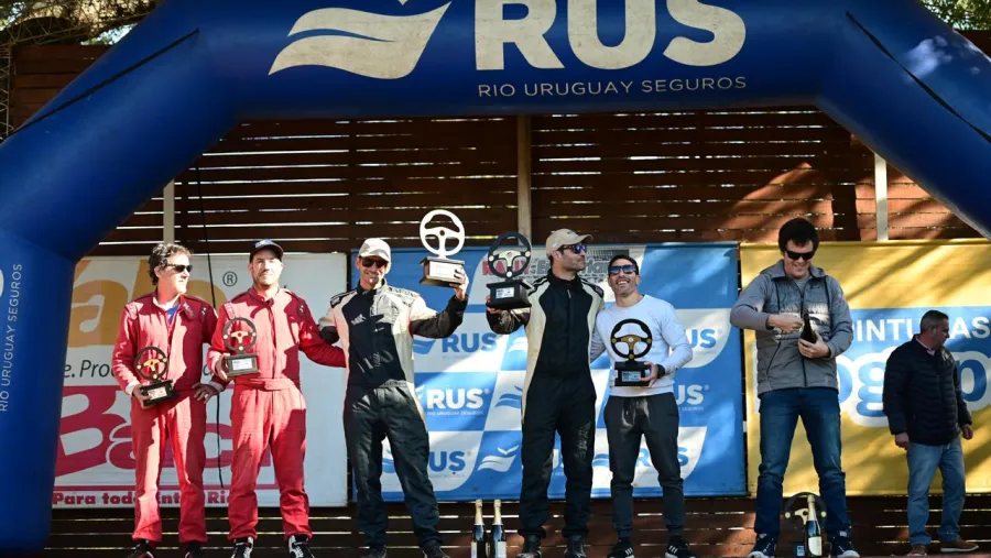Guillermo Pitón y Juan Capurro encabezaron el Rally Entrerriano en Estancia Grande