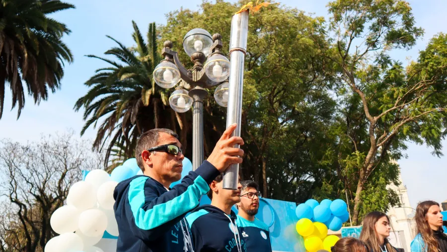 Deportistas entrerrianos recibieron la antorcha paralímpica en Gualeguay