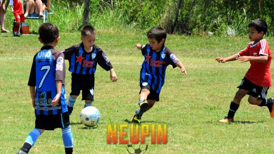 La lluvia no impidió el cierre del torneo de fútbol infantil Neupín
