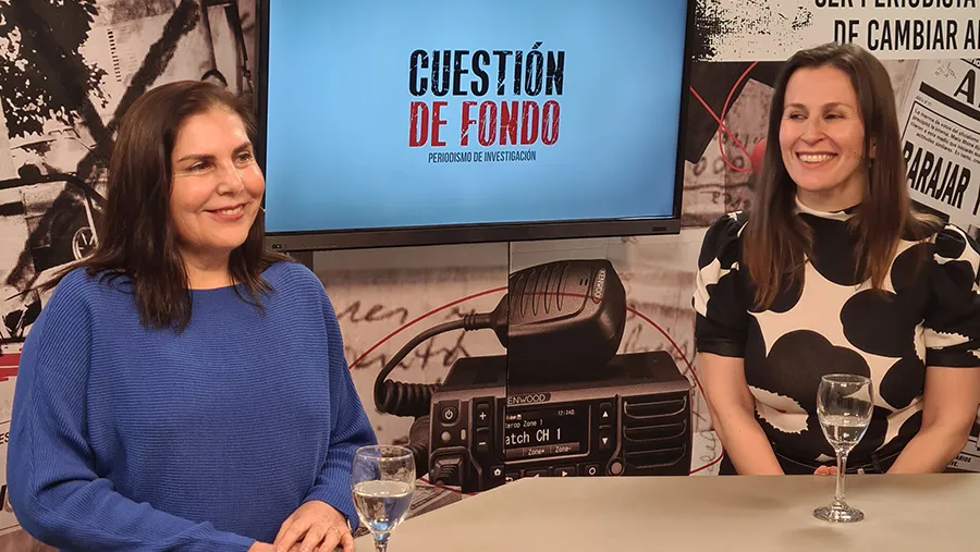 Lena y Follonier debatieron anoche en el programa Cuestión de Fondo (Canal 9, Litoral).