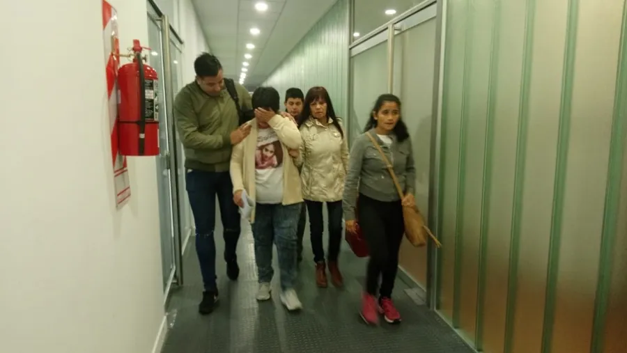 La mamá de Gisela López, en tribunales. La mamá de Gisela López, en tribunales.