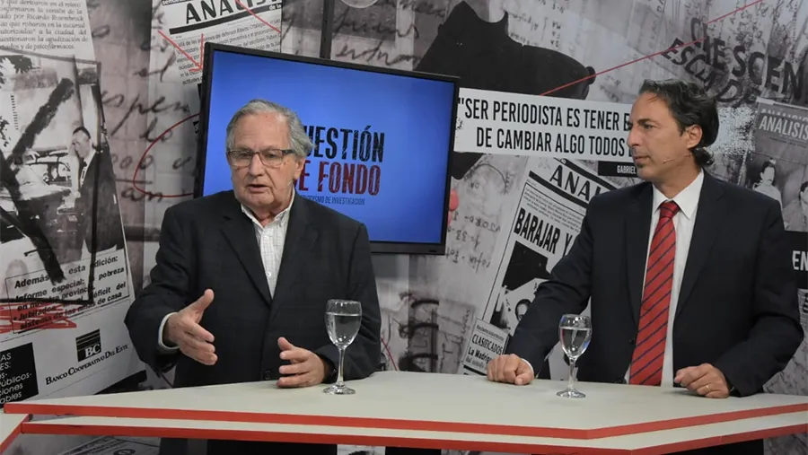 Enrique Pita y Leopoldo Lambruschini, abogados defensores de la Procuradora Adjunta y Fiscal Anticorrupción Cecilia Goyeneche.