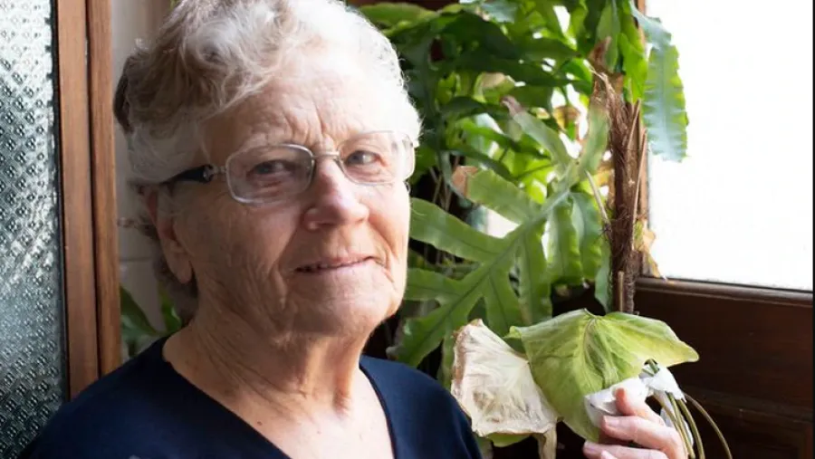 Clelia “Chela” Deharbe de Fontana, integrante de la Asociación Abuelas de Plaza de Mayo