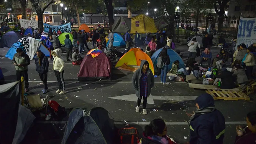 acampe organizaciones sociales