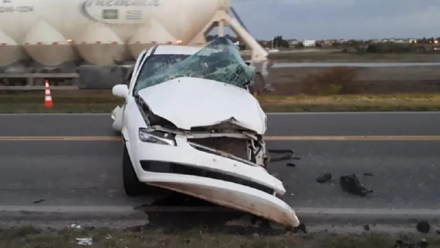 Accidente en el puente Rosario Victoria