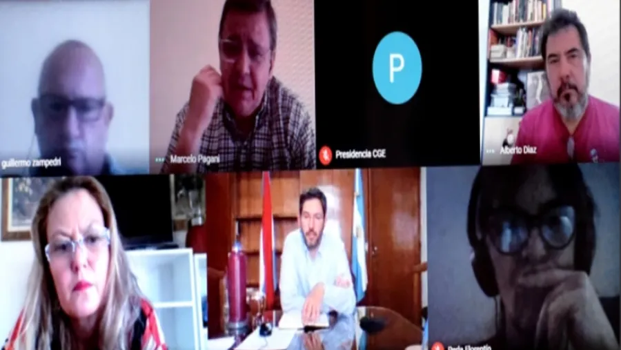 AGMER reunión virtual con Müller 