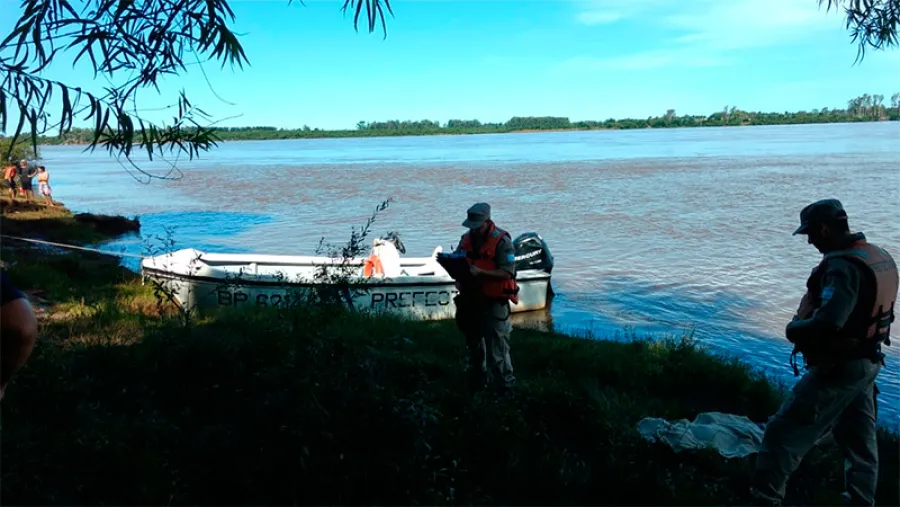 niño ahogado en Concordia