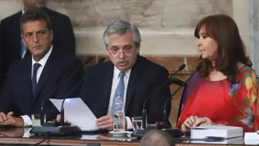 Imagen de archivo cuando Alberto Fernández presidió la apertura del 138° período de Sesiones Ordinarias. Imagen de archivo cuando Alberto Fernández presidió la apertura del 138° período de Sesiones Ordinarias.