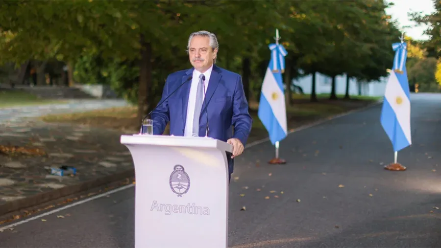 El Presidente Alberto Fernández. El Presidente Alberto Fernández.