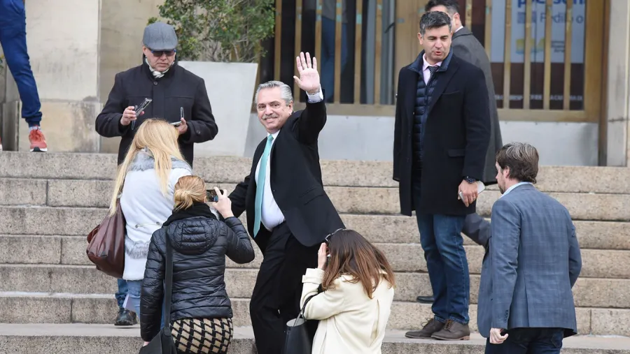 Alberto Fernández en Comodoro Py