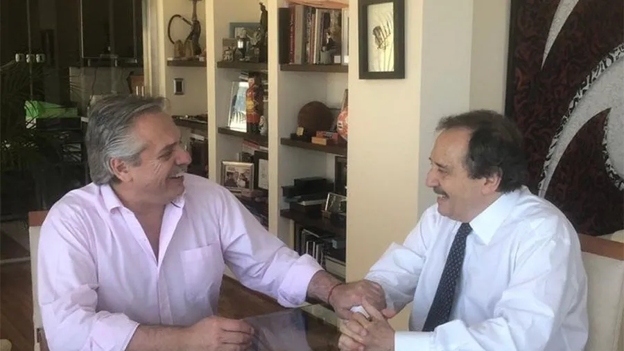 Alberto Fernández y Ricardo Alfonsín.