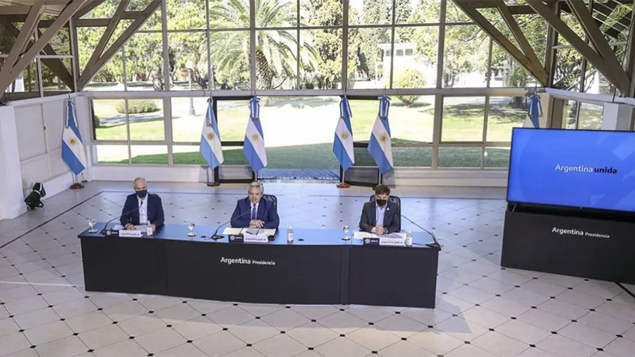 Casi todos los anuncios de las extensiones del ASPO fueron encabezados por el presidente Alberto Fernández y, en la mayoría de ellos, estuvo acompañado por las autoridades del AMBA.