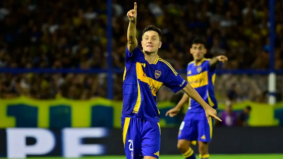 Por un desgarro, Ander Herrera será una de las bajas de Boca para jugar en Santa Fe