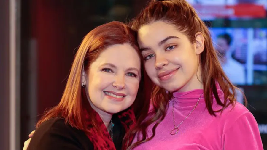 Andrea del Boca y su hija Anna. 