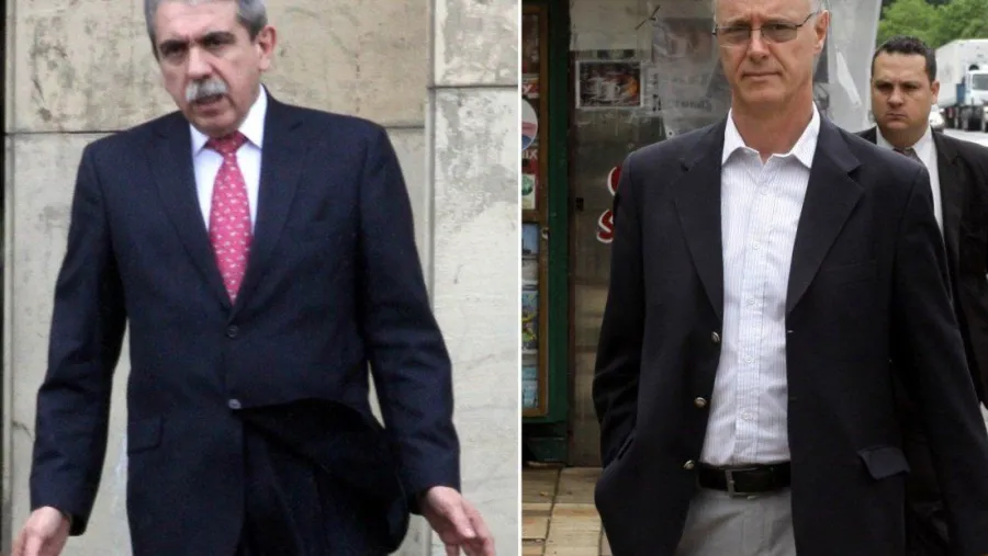 Aníbal Fernández y Daniel Gollán