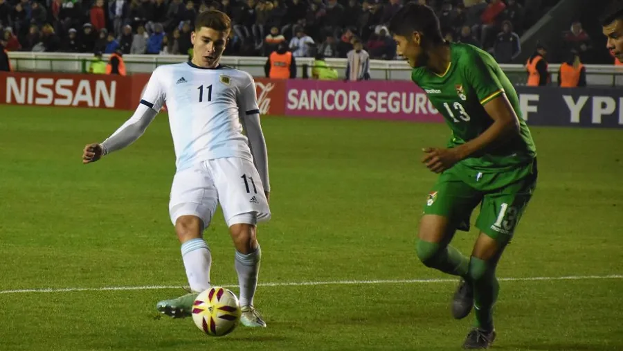 Con presencia entrerriana, la Sub 23 de Argentina goleó a Bolivia en su primer amistoso