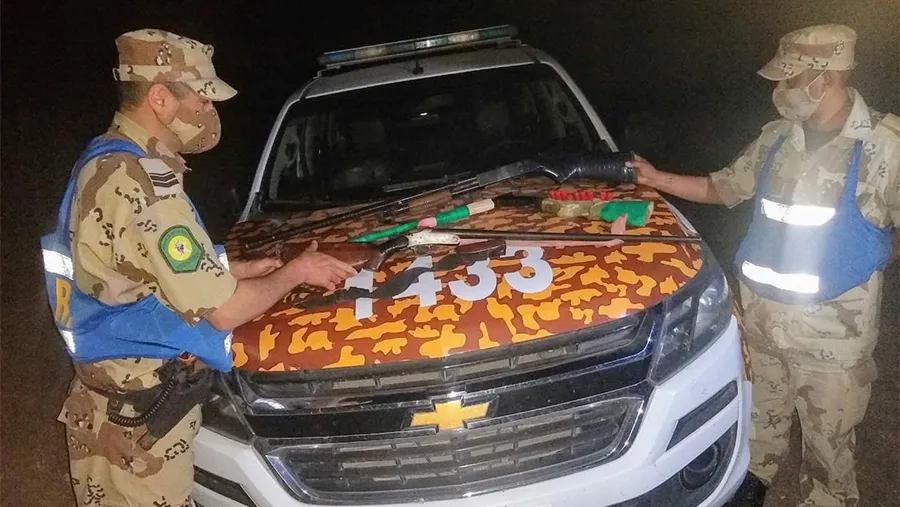 El procedimiento se realizó en calles 1 y 10 de la Colonia El Potrero de Gualeguaychú.