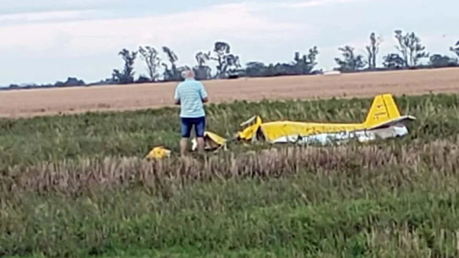 avión estrellado en Esperanza
