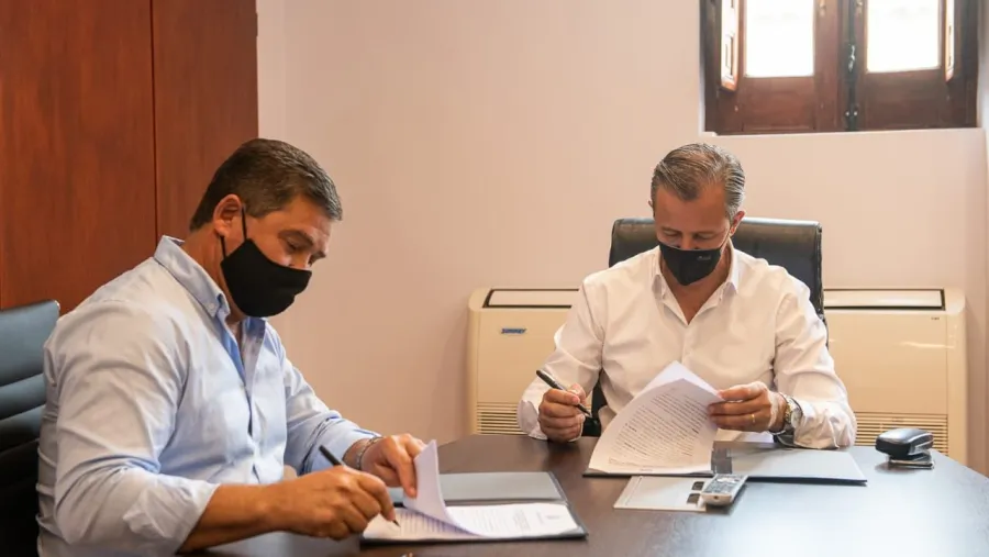 Paraná y Diamante firmaron un convenio de colaboración recíproca