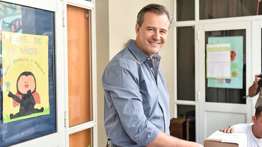 Adán Bahl voto en las PASO