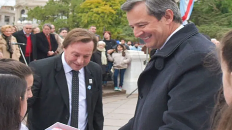 Adán Bahl con Sergio Varisco
