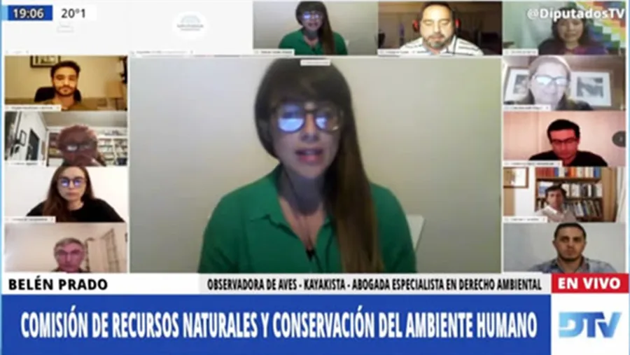 La exposición de Belén Padro fue ante la Comisión de Recursos Naturales y Conservación del Ambiente Humano de la Cámara de Diputados de la Nación.