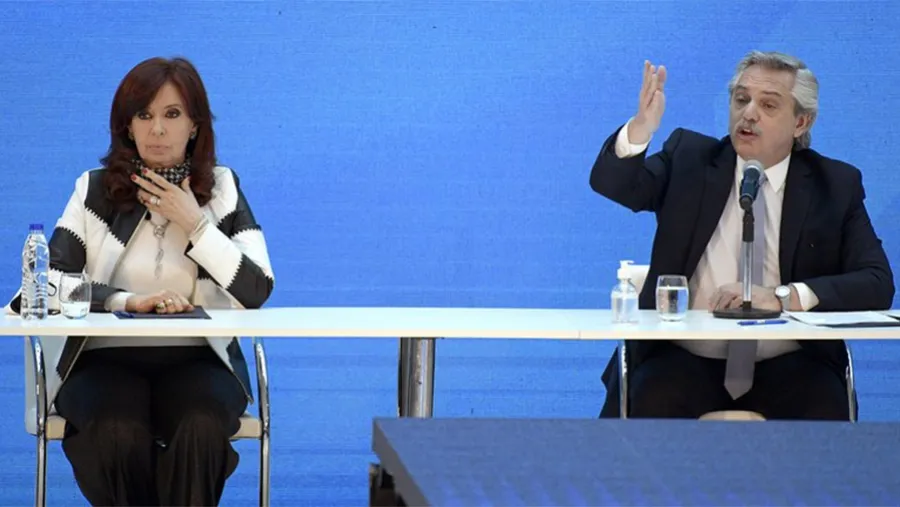 Cristina Kirchner y Alberto Fernández. Cristina Kirchner y Alberto Fernández.