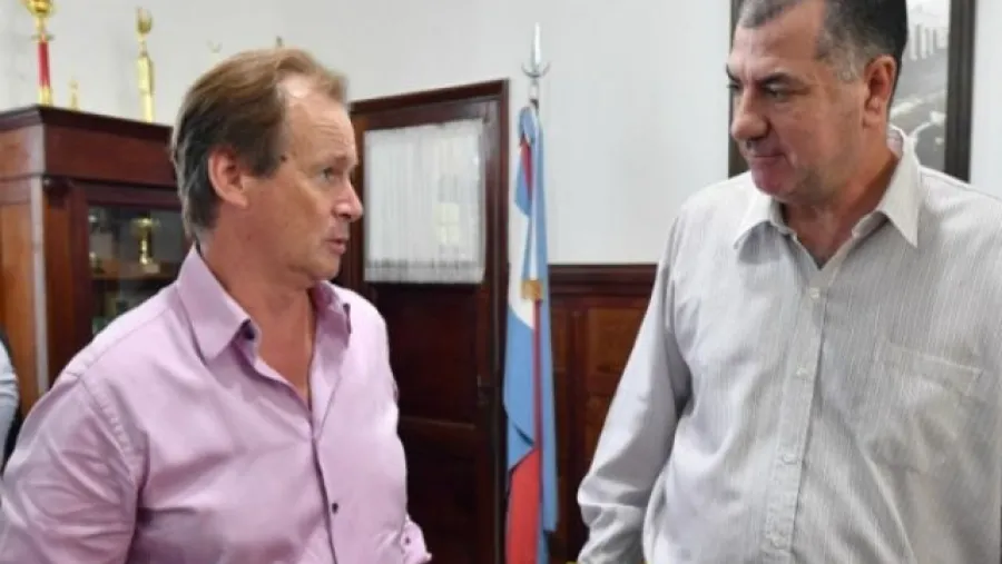 Bordet junto al padre de Micaela García