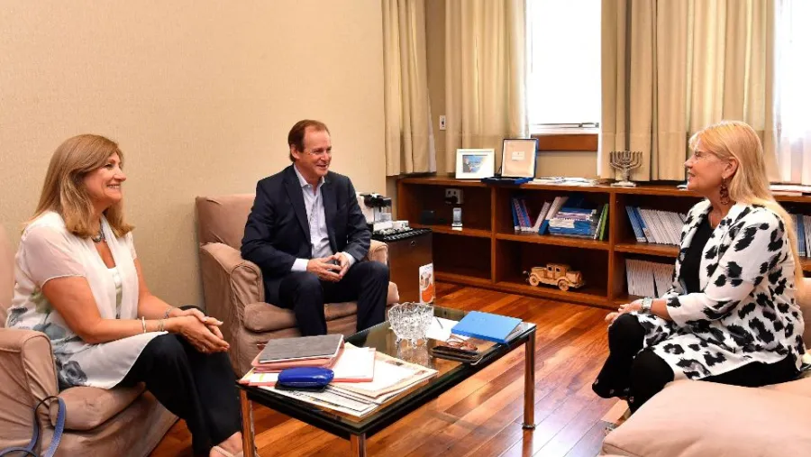 Bordet junto a Romero y Losardo Bordet junto a Romero y Losardo