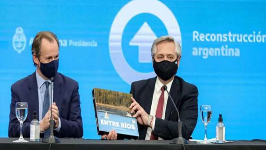 Bordet con Fernández en Paraná 