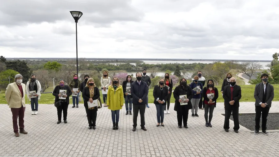 Bordet, Stratta y Paira con microemprendedores