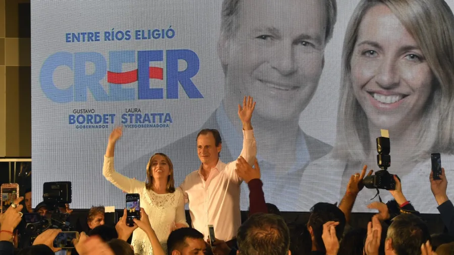 Gustavo Bordet y Laura Stratta