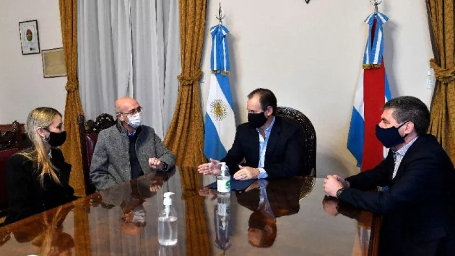 Bordet se reunió con el nuevo titular de la Caja de Jubilaciones