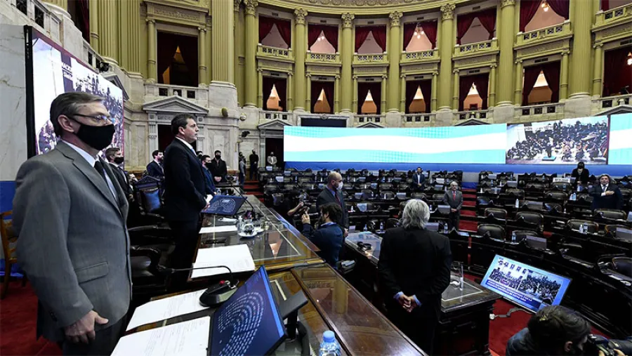 sesión virtual Cámara de Diputados de la Nación