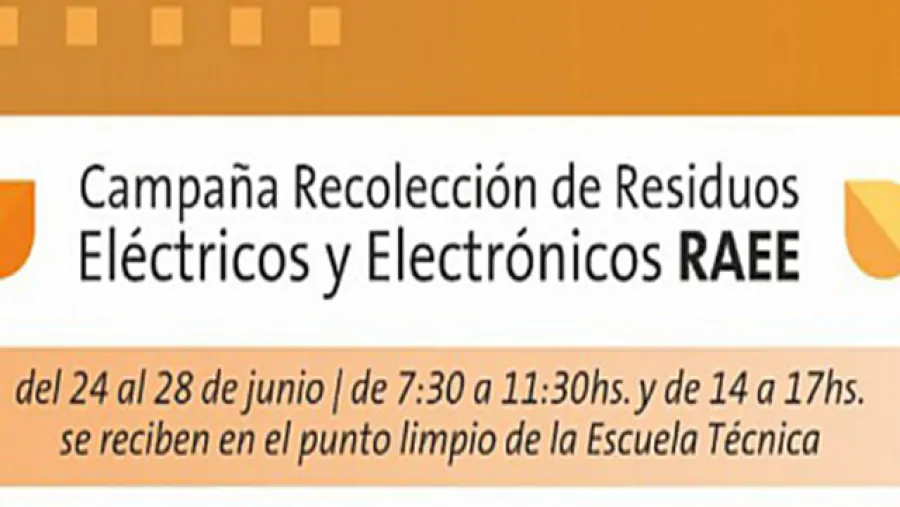 Campaña de Recolección de Residuos Eléctricos y Electrónicos