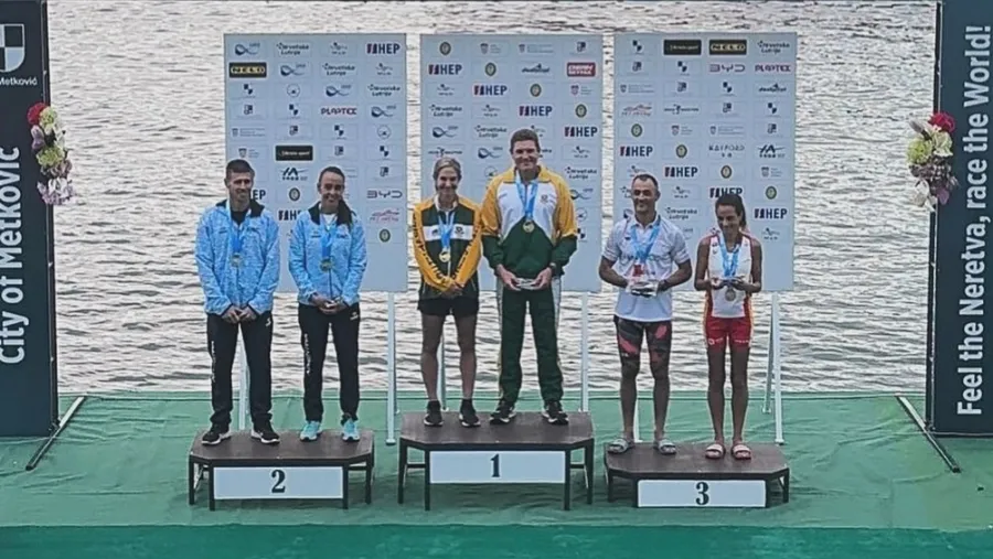 Canotaje: los entrerrianos coparon el podio de la Copa del Mundo de Maratón