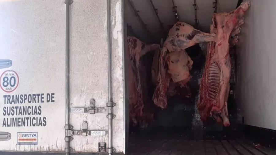 Decomisaron carne vacuna en operativos de fiscalización en la provincia Decomisaron carne vacuna en operativos de fiscalización en la provincia