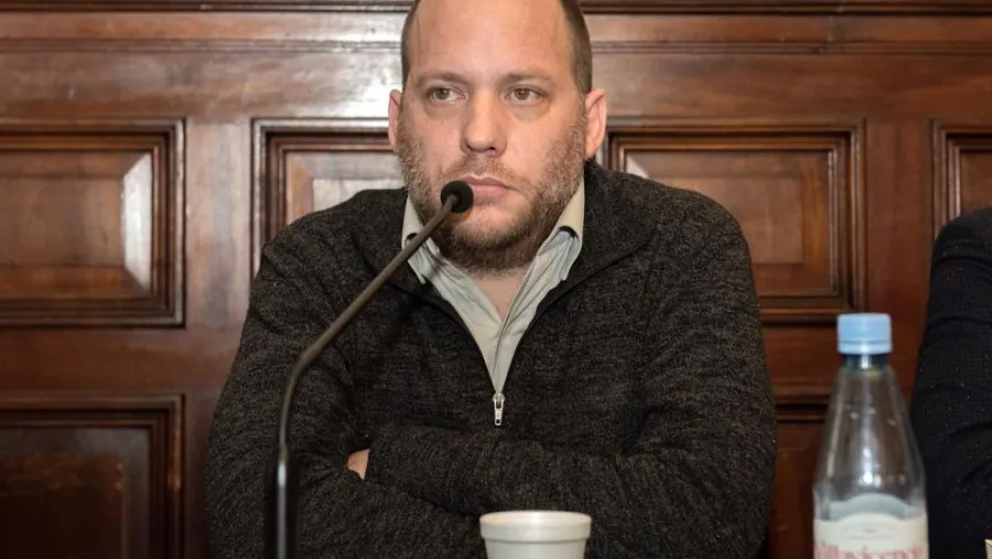 Lucas Carrasco durante el juicio