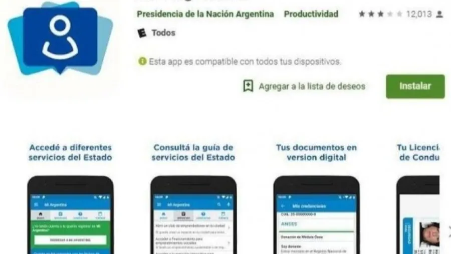 aplicación
