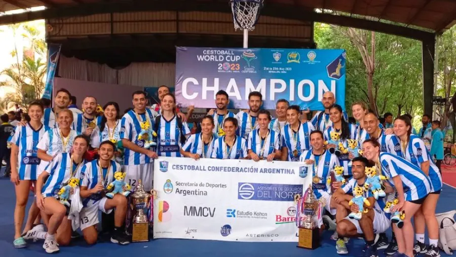 Argentina es doble campeón mundial en cestoball Argentina es doble campeón mundial en cestoball