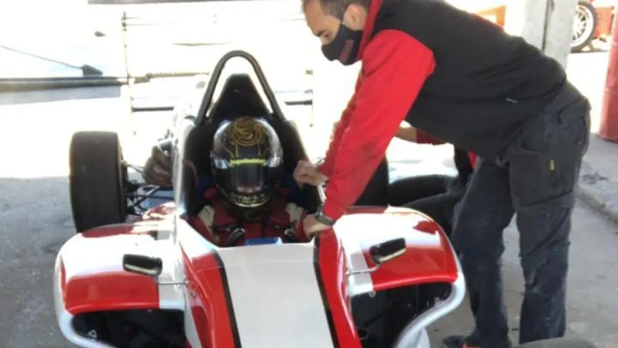 El debutante Bruno Chiappella probó con el Werner Competición en Paraná