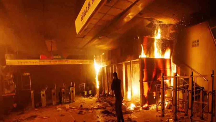 protestas en el Metro de Chile