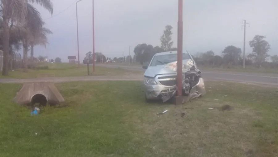 La colisión se produjo en el kilómetro 46 de la RP 20.